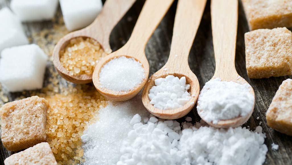 Mutélios juin sans sucre ajouté, différents types de sucres